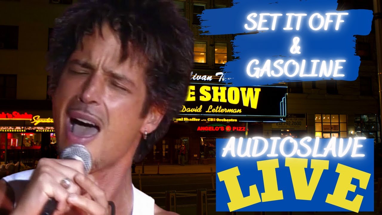 Audioslave - Set It Off / Gasoline (Live on The Late Show Marquee)