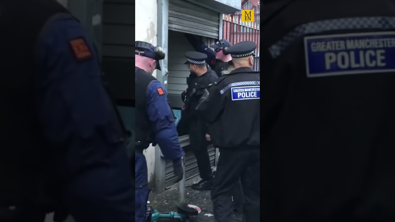 Police raid Manchester&rsquo;s Counterfeit Street #manchestereveningnews #curiously #gmp #strangeways
