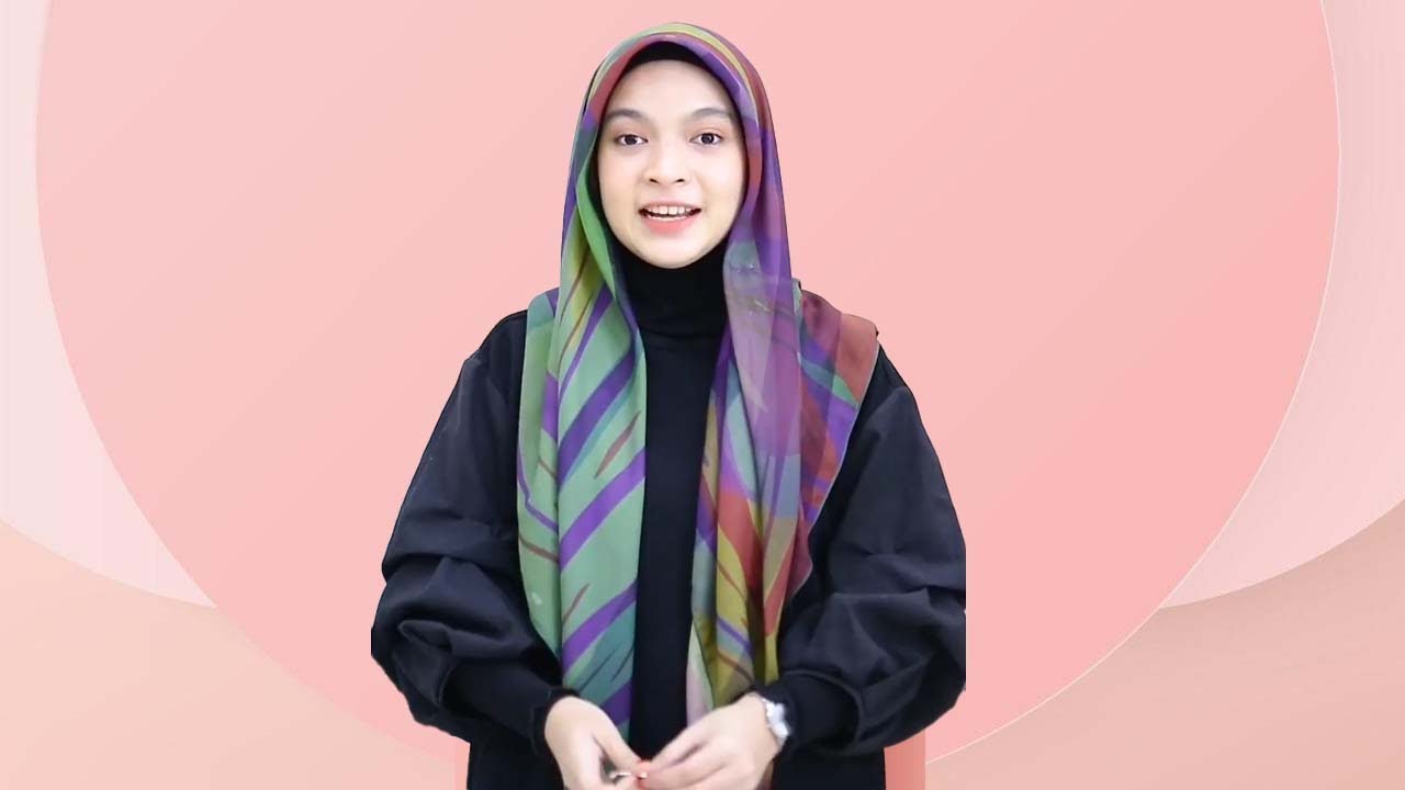 Cara Memakai Hijab Segi Empat Simple dan Mudah Kreasi Terbaru