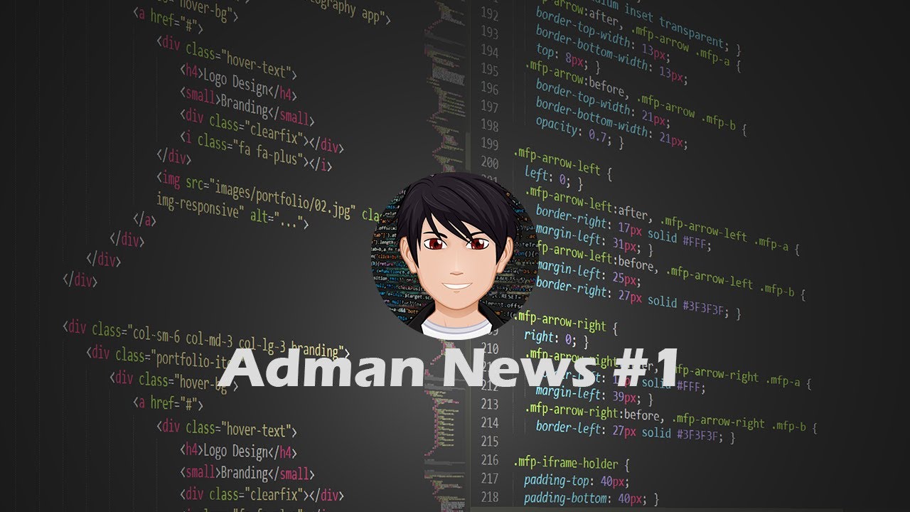 AdmanNews #1 - Nouvelle série, nouveau nom, site web, Discord, SoftwareZator