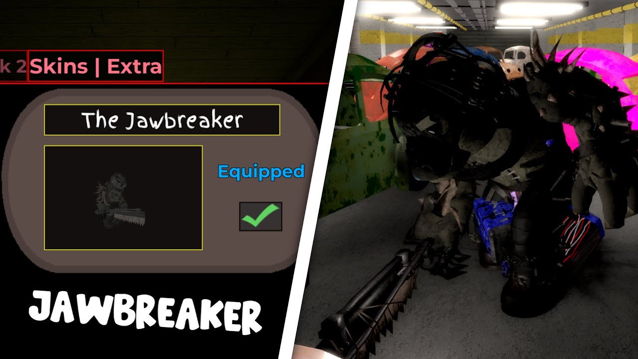 Playing as The JAWBREAKER in PIGGY