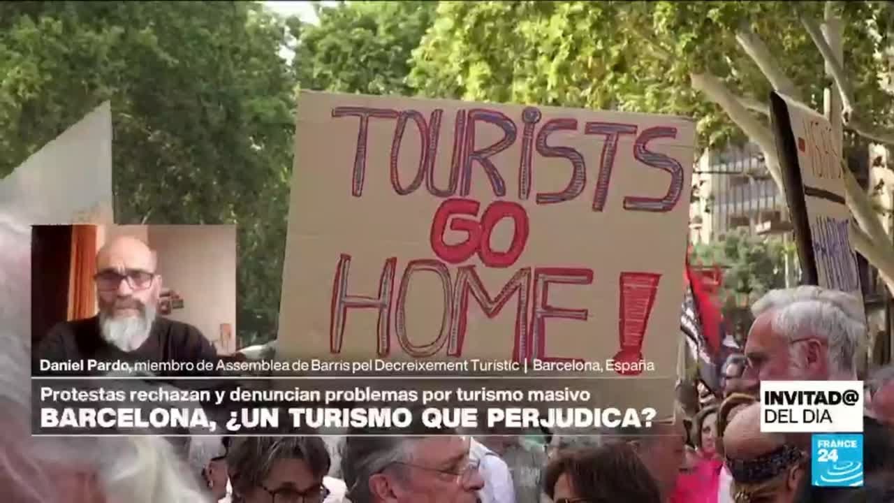 ¿Cuáles son las motivaciones de las protestas contra el turismo masivo en Barcelona?