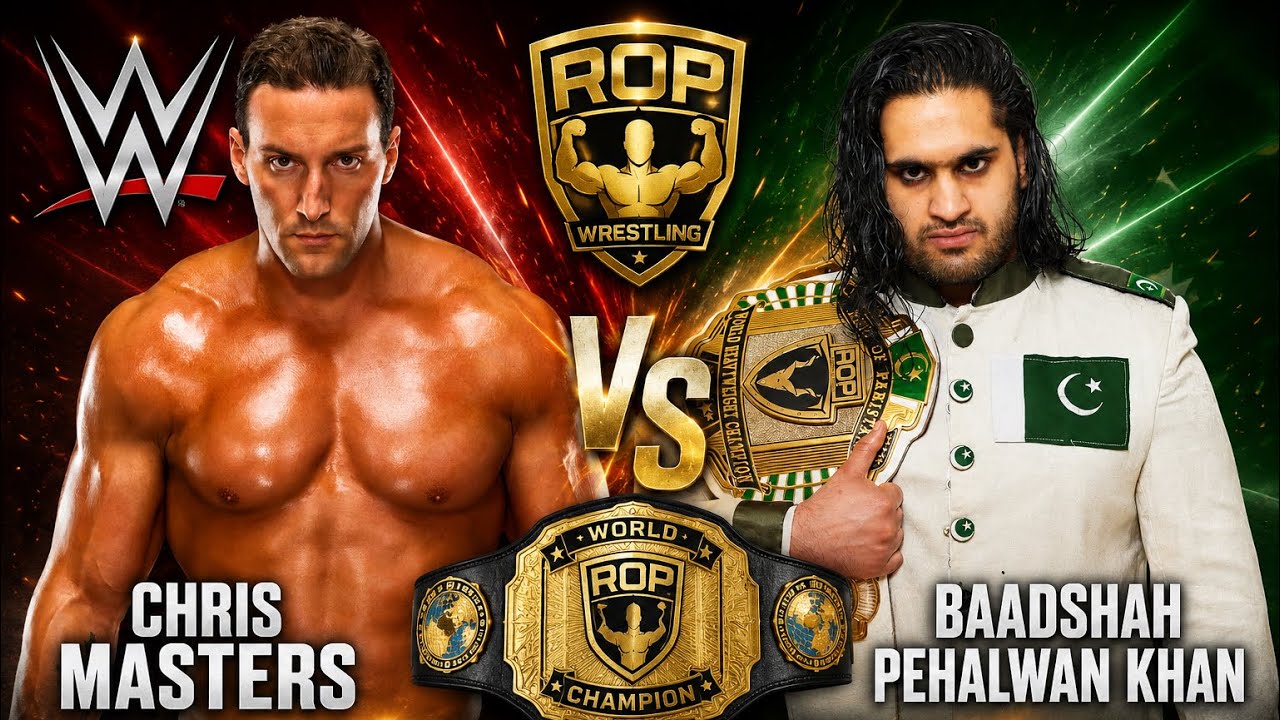 ROP World Heavyweight Championship : Chris Masters (ex WWE) vs Baadshah Pehalwan Khan