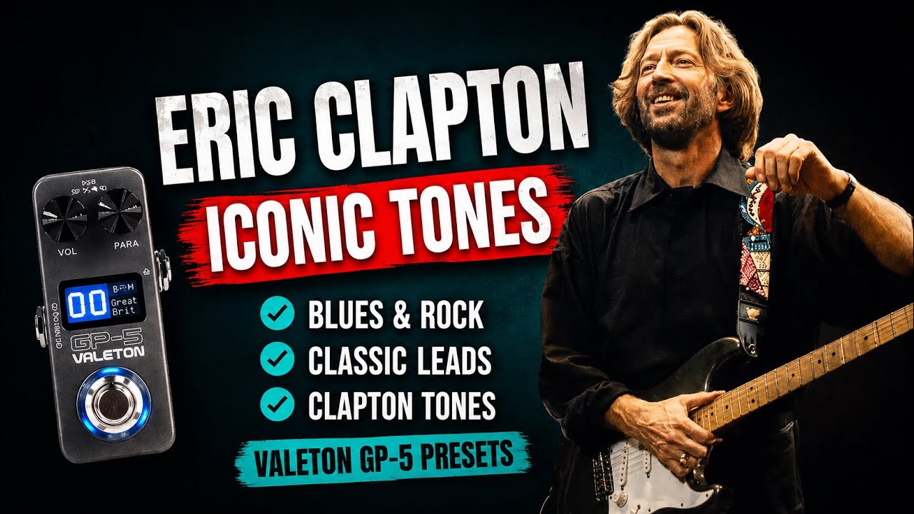 Eric Clapton & Eric Johnson Guitar Presets | Valeton GP-5 Tone Guide