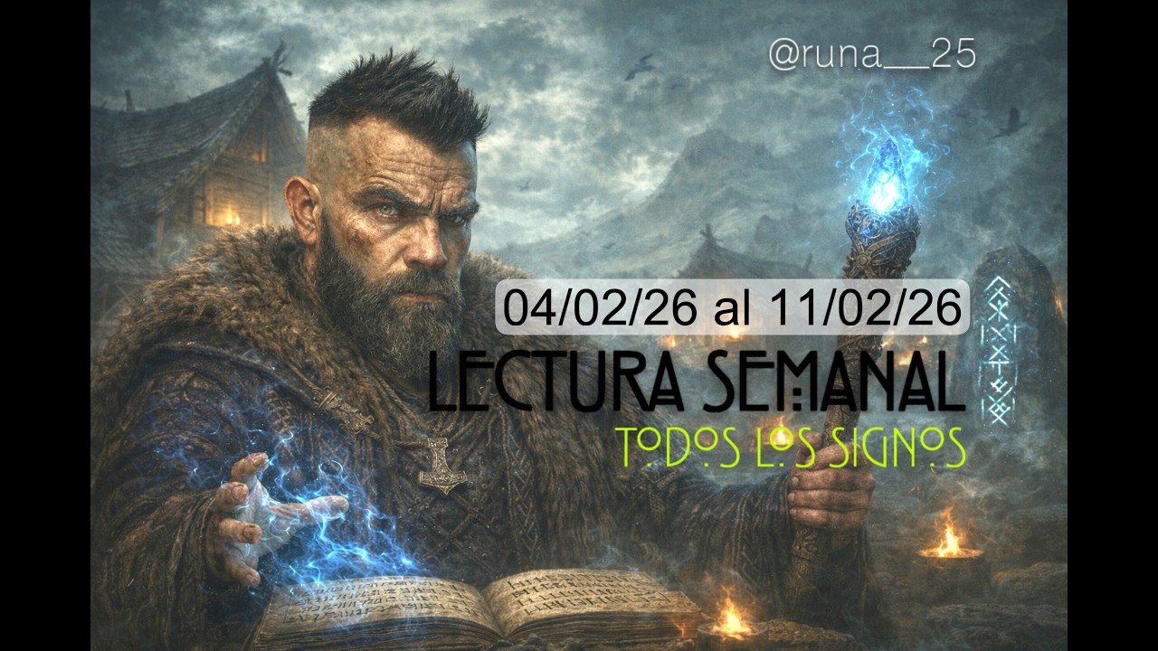 ⚡️LECTURA DE RUNAS // SEMANAL - TODOS LOS SIGNOS / 04 al 11 de Febrero 2026 💪🏻