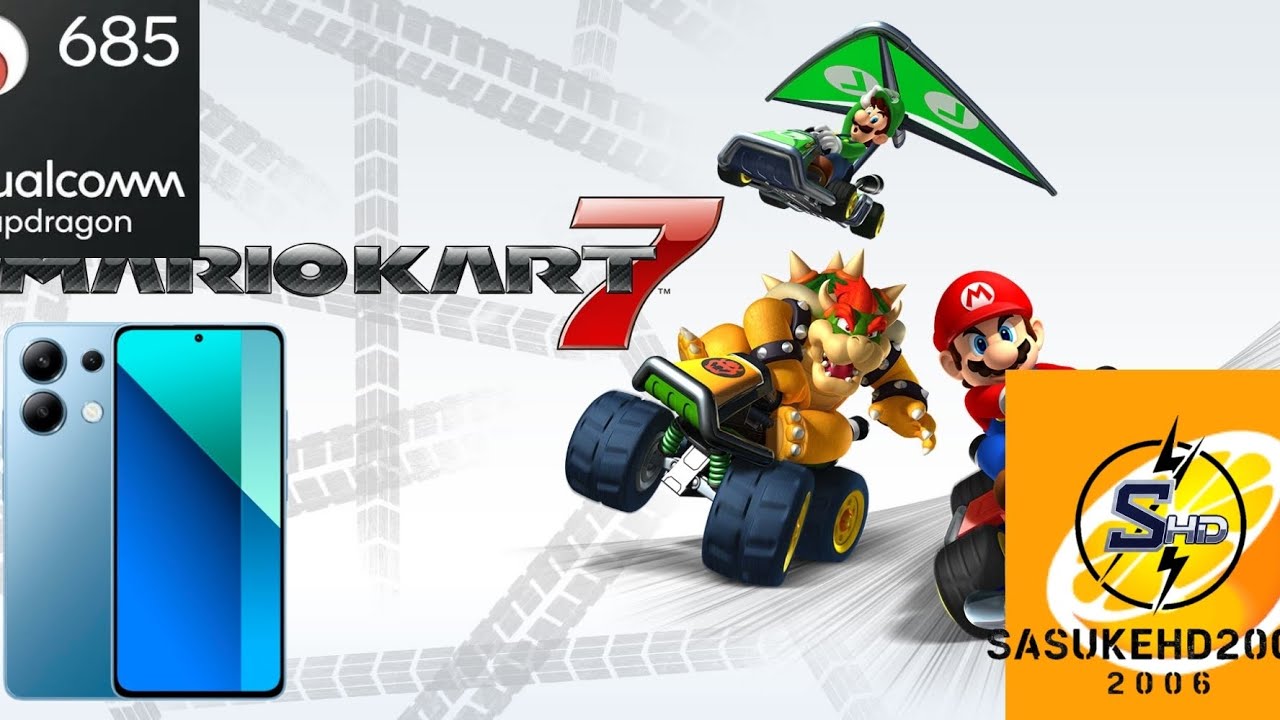Mario Kart 7 - Citra MMJ ANTUTU (Snapdragon 685) Redmi Note 13 Test rendimiento