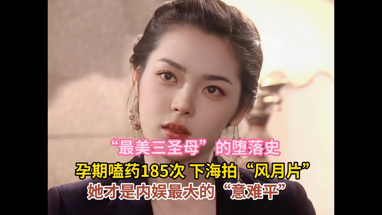 &ldquo;最美三圣母&rdquo;的堕落史：孕期嗑药185次，下海拍&ldquo;风月片&rdquo;，她才是内娱最大的&ldquo;意难平&rdquo;！#朴诗妍