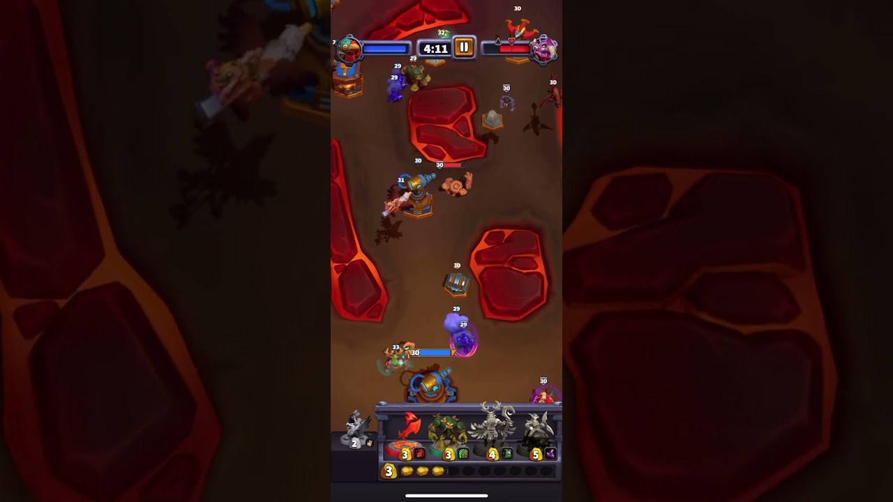 Warcraft Rumble - onyxia with Malfurion in less than 4 min