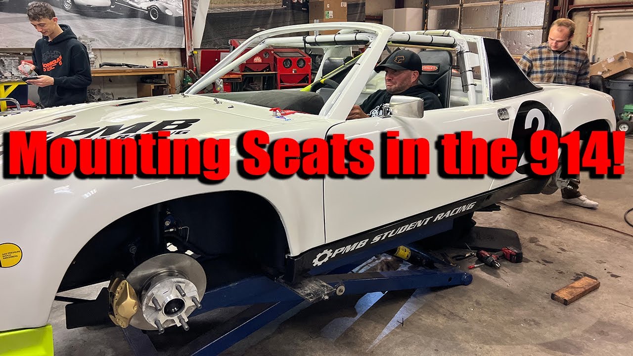 ARP Bolt Stretch and Mounting Seats In Our Porsche 914-6
