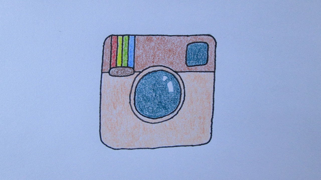 How to draw Instagram logo