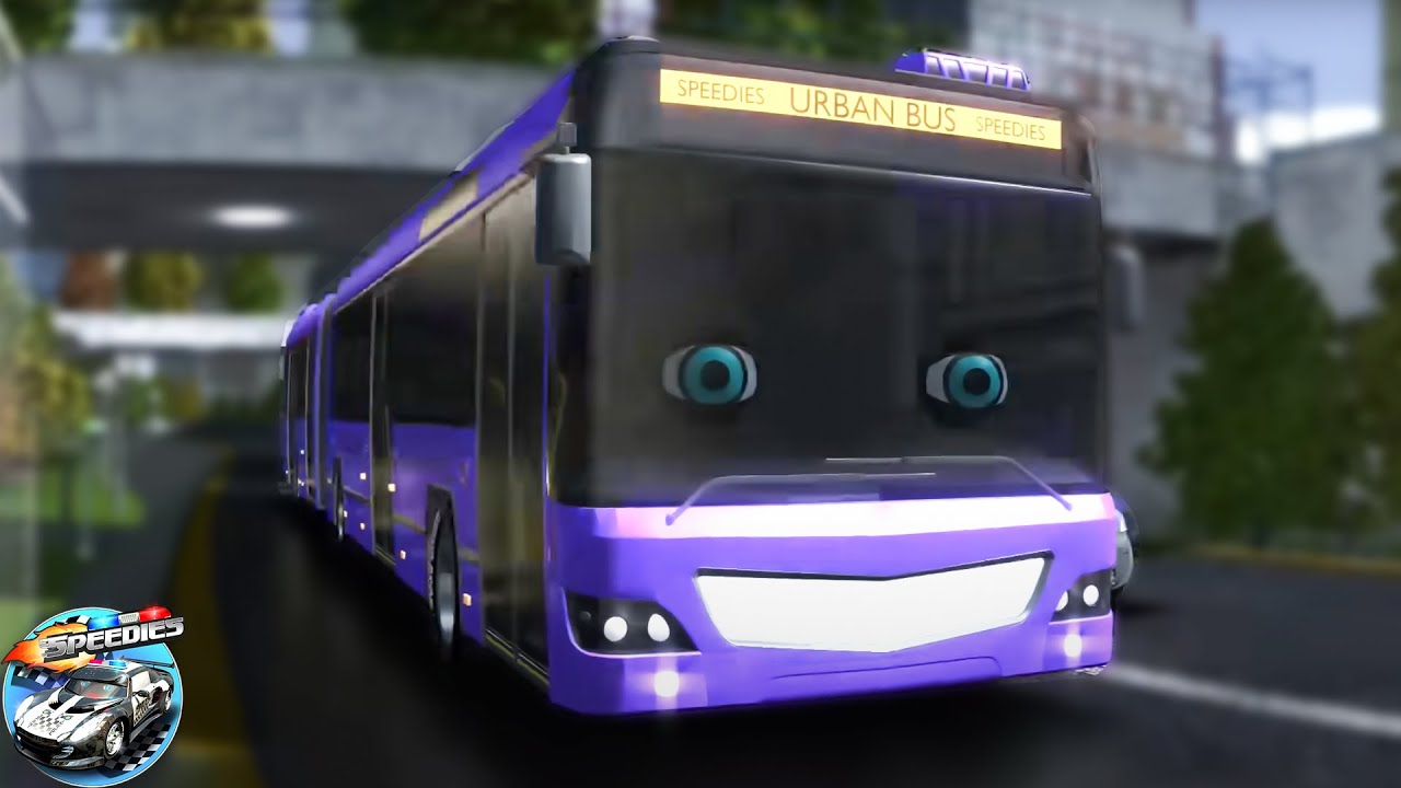 Wheels On The Bus + Street Vehicles Nursery Rhyme for Kids by Speedies