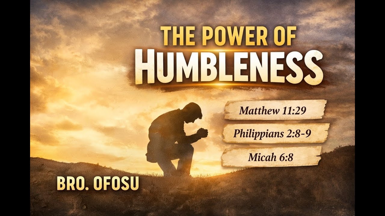 Humbleness - Sermon by Bro  Ofosu