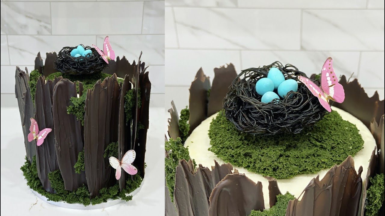How to make a chocolate bark cake | Cake decorating tutorials | Sugarella Sweets