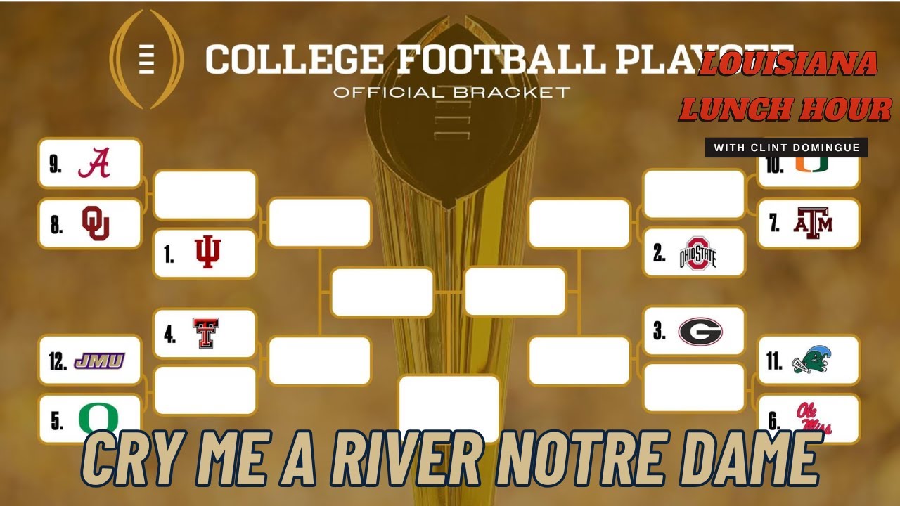 Lemme Talk To Ya Tuesday: Cry Me A River Notre Dame!