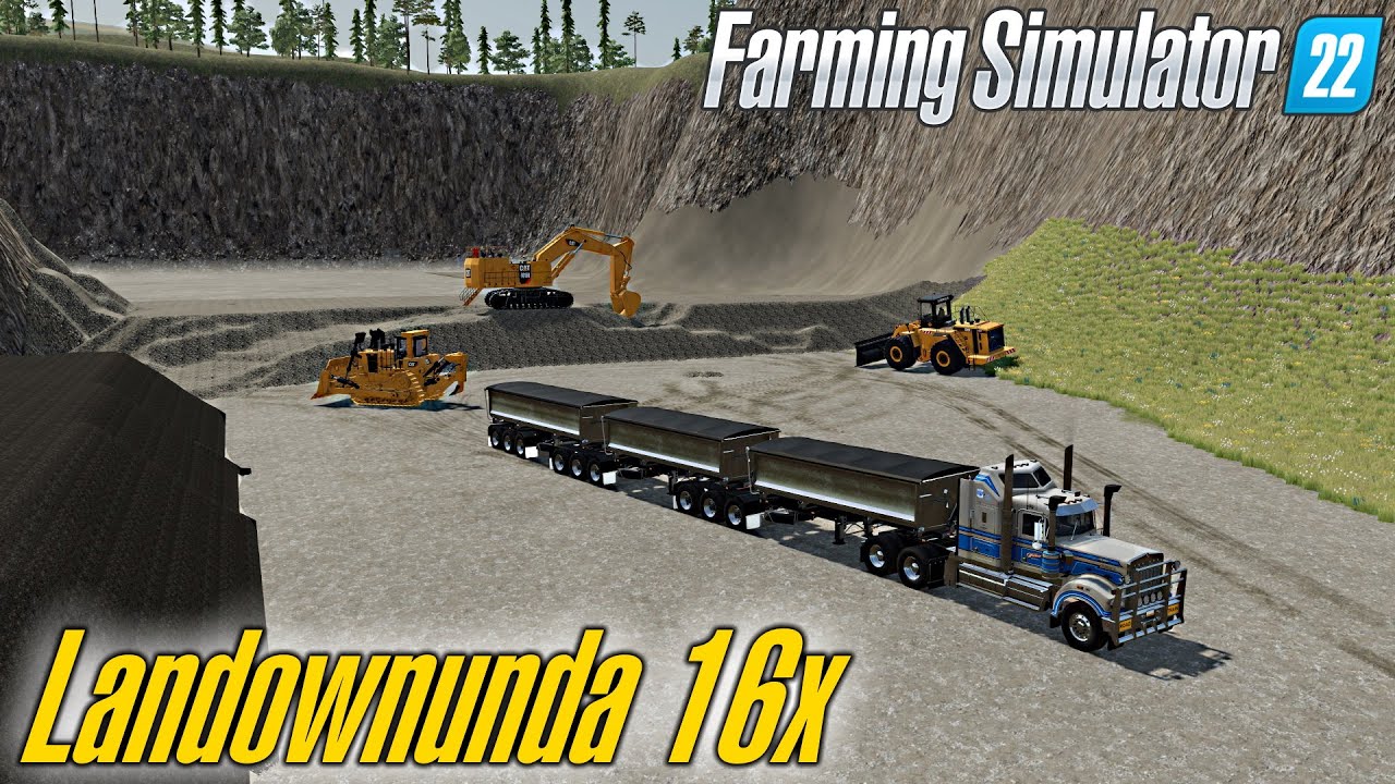 FS22 🚧 Landownunda 16x Map  🚧 Farming Simulator 22 Mods