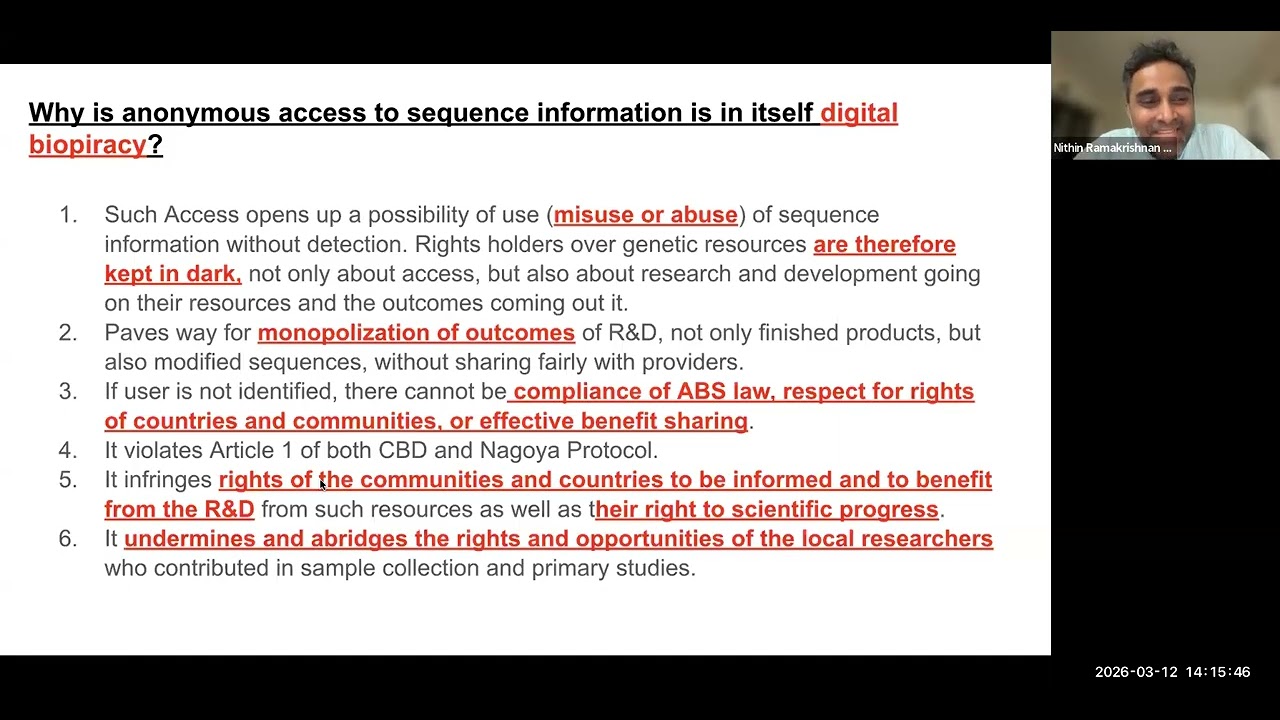 Anonymous Access to PABS Sequence Information: Open Access or Open Exploitation?
