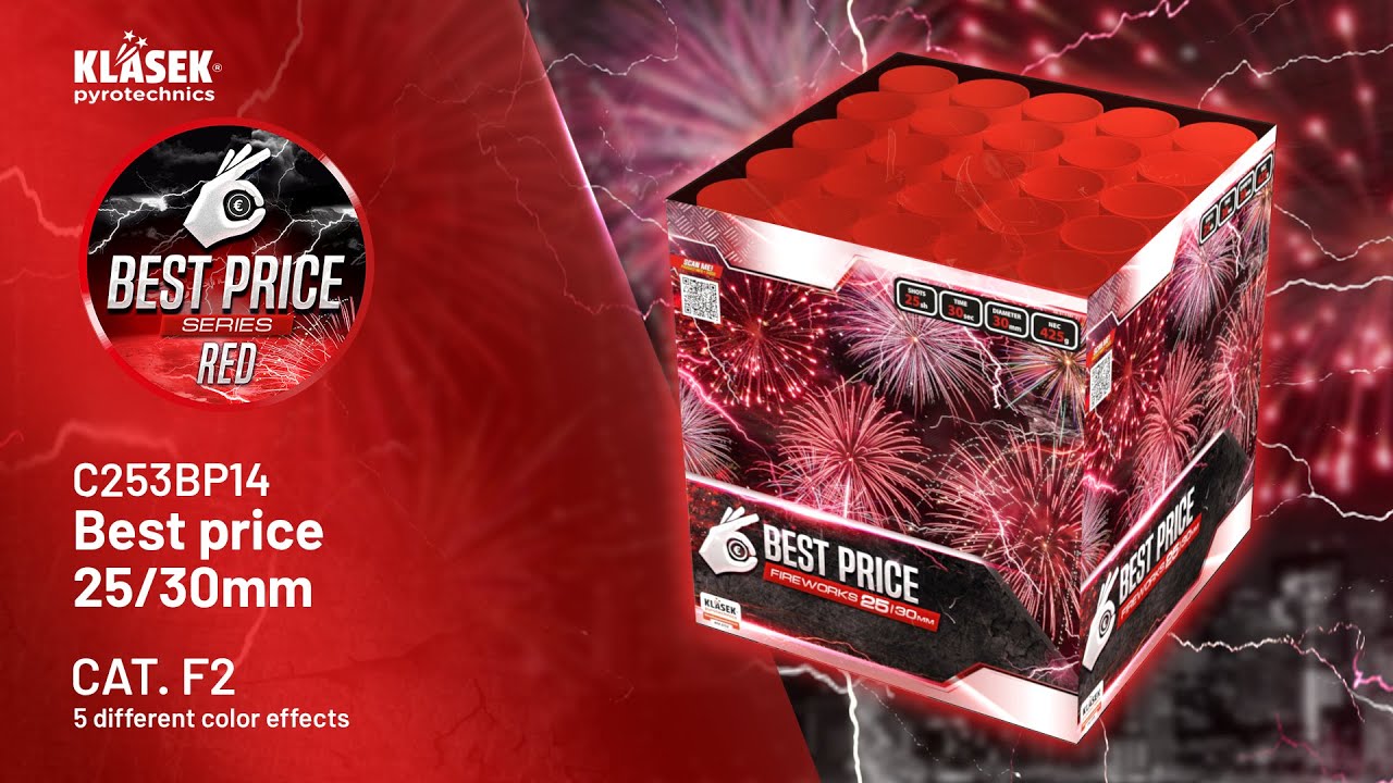 C253BP14 - Best price 25/30mm | Klasek pyrotechnics