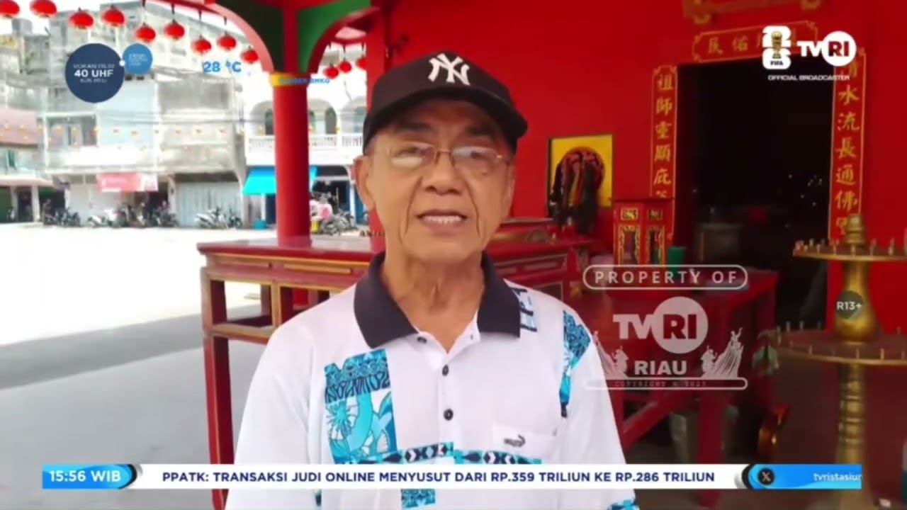 SAMBUT IMLEK, RIBUAN LAMPION HIASI BENGKALIS