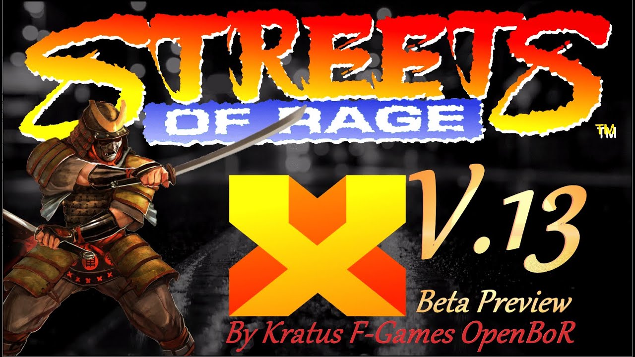 Streets of Rage X v.13 Rebellion Beta Preview | OpenBoR Games