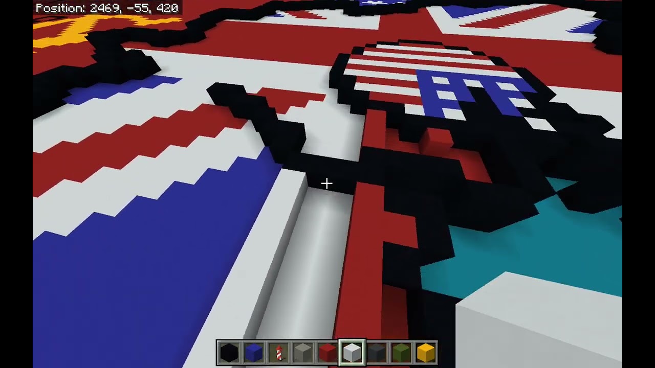 How to build 1946 big scale benelux and ailled germany in minecraft 