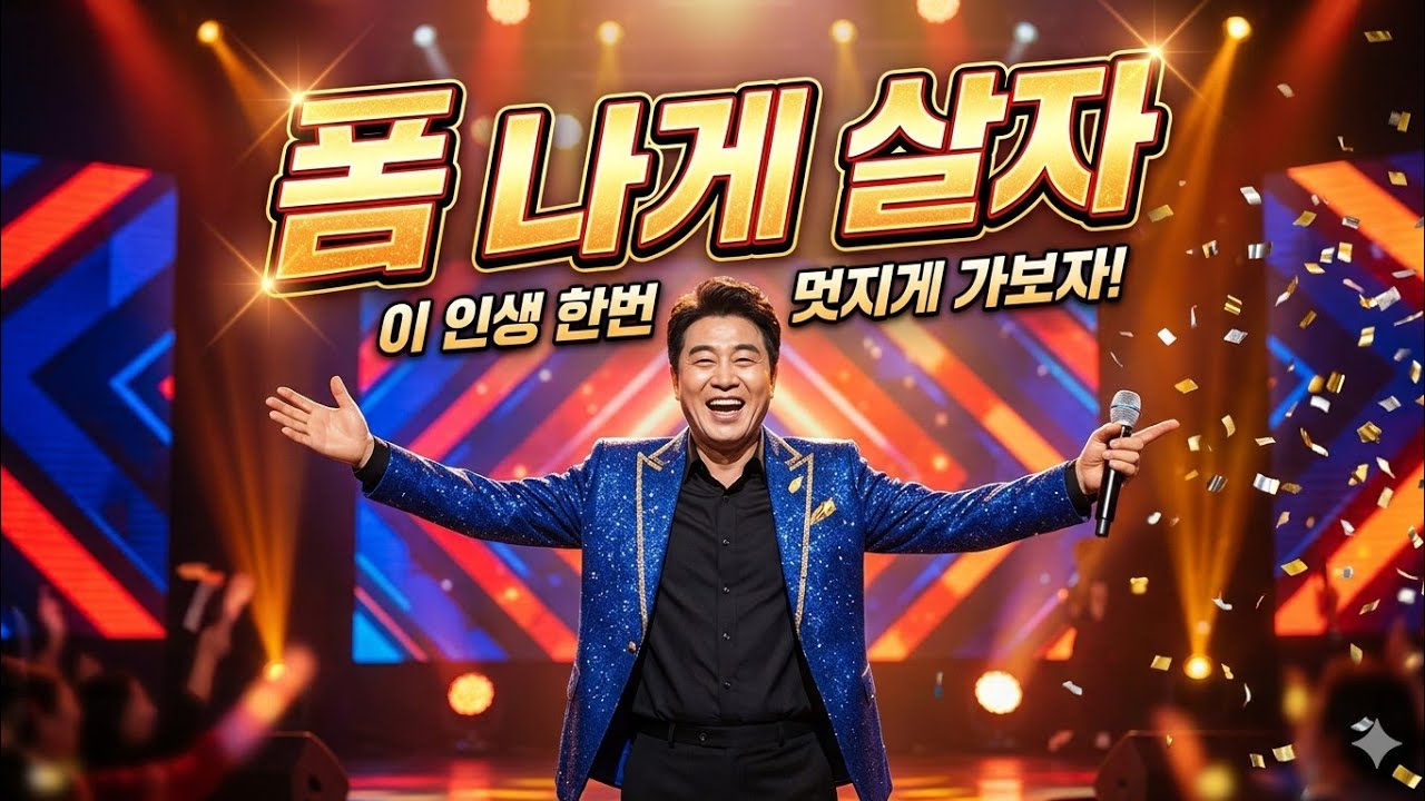 [트로트 신곡] 폼 나게 살자 / 기죽지 말고 웃으며 삽시다! (연주현 26번째 곡)