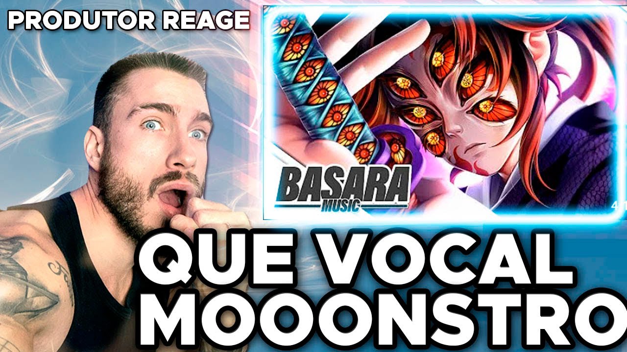 (TÁ CANTANDO DEMAIS!) Deus da Lua | Kokushibo (Demon Slayer) | Basara (REACT, ANÁLISE)