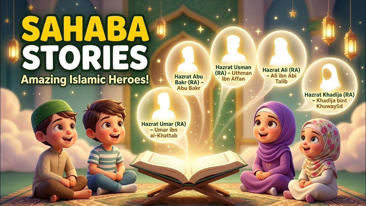 Heroes of Islam 🌟 | Sahaba and Sahabiya 🩷 Kids Rhyme | I Love Muslim TV