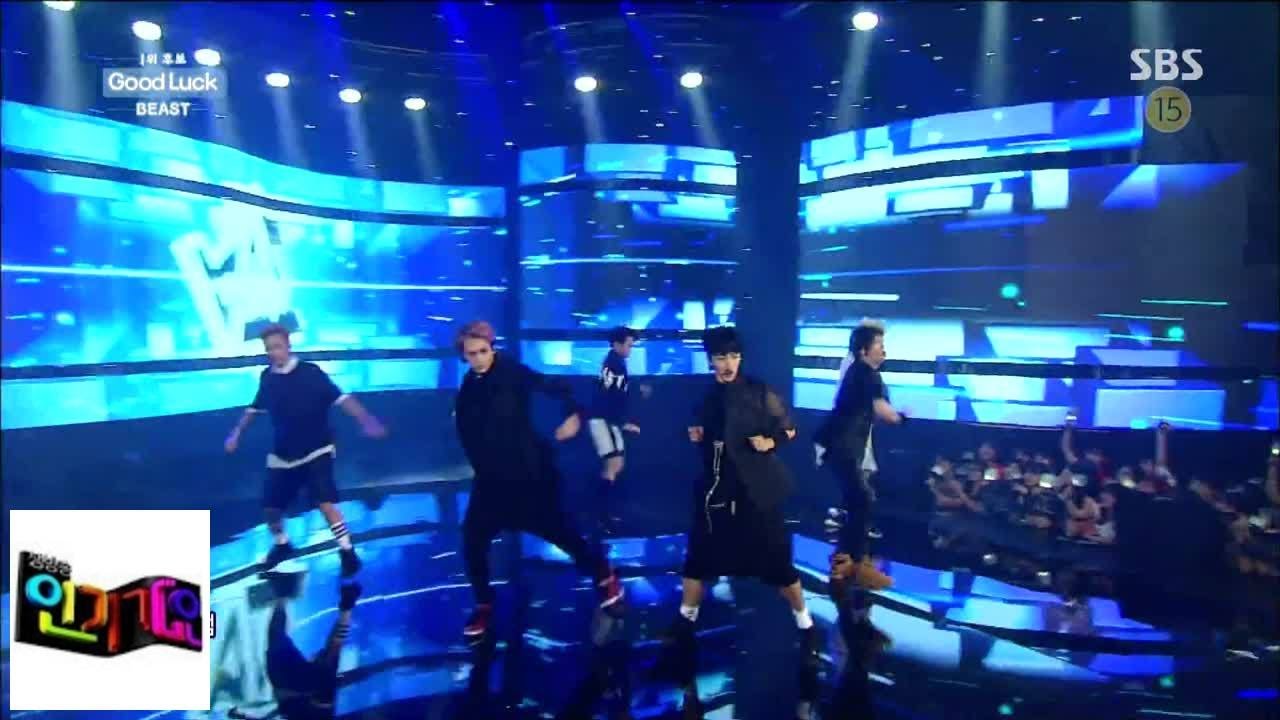 [BEAST] Удачи @ популярная песня Inkigayo 140629