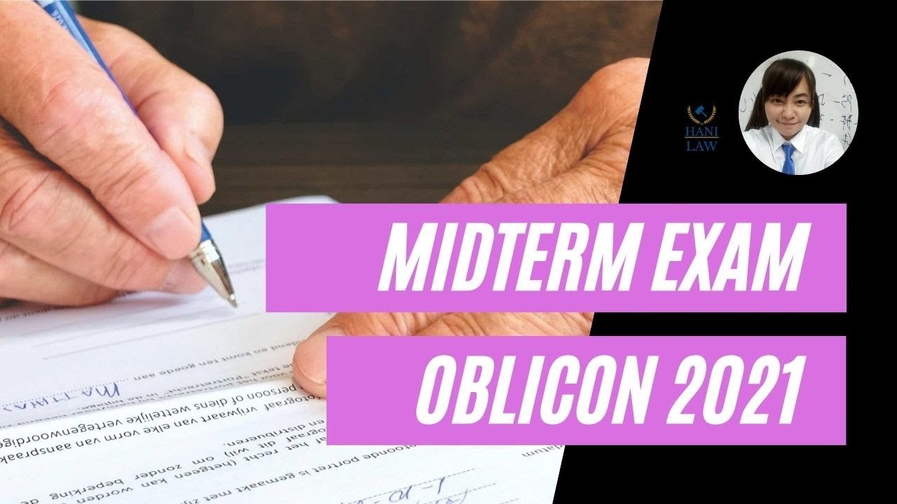 BSU Business Law/ Oblicon Midterm Exam | Hani Law Channel