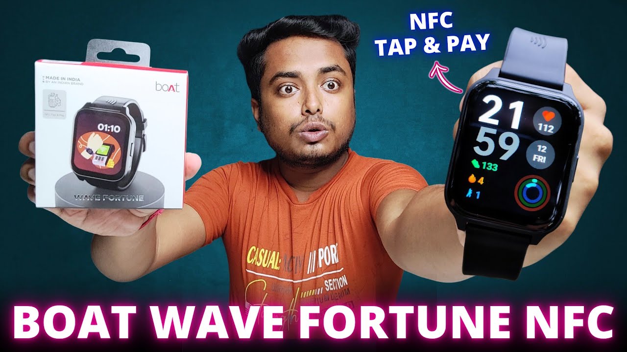 boAt Wave Fortune Smartwatch Review🔥- NFC Tap & Payment🤩🔥|| Boat Wave Fortune Watch 