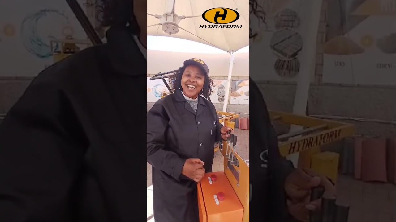 The Hydraform V3SE Brick & Block Making Machine by Lusanda Zimase