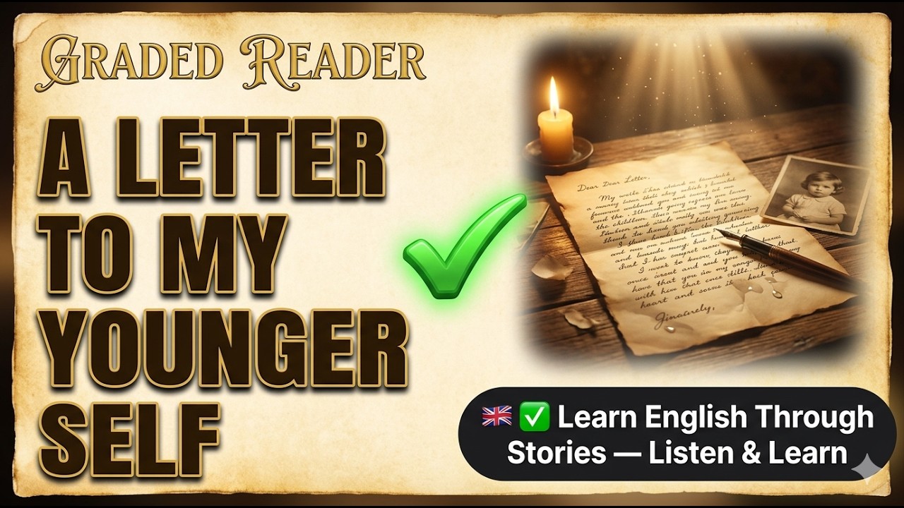 A Letter to My Younger Self  || Graded Reader || Improve Your English Fluency ✅️