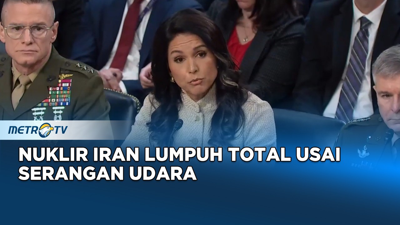 Intelijen AS Akui Program Nuklir Iran Lumpuh Total Usai Serangan Udara