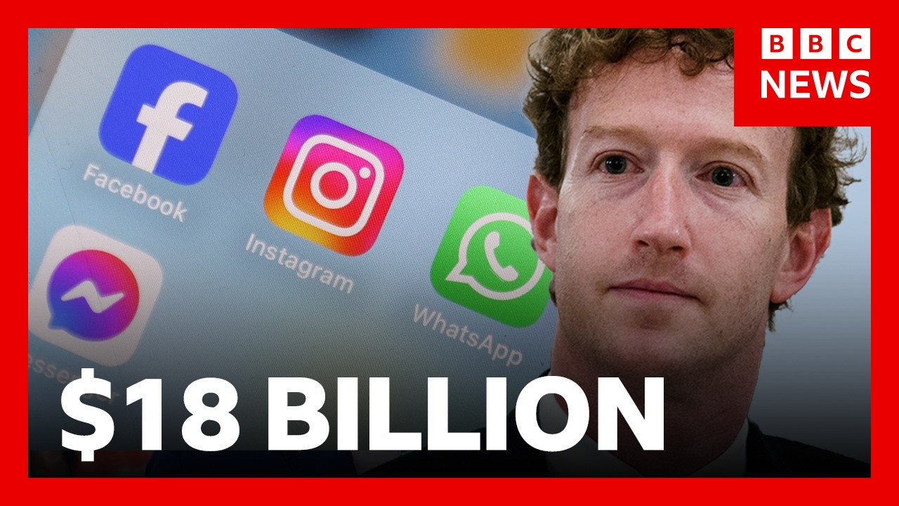 Meta to pay up to $18bn to settle claims its platforms harm children | BBC News