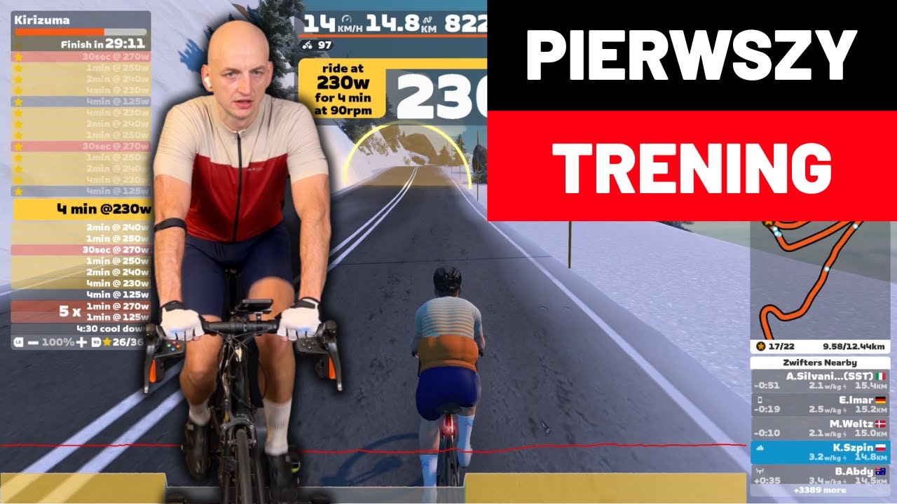 Jak Zacząć Trenować Na Rowerze? Pierwsze Kroki Na Trenażerze (Zwift, MyWhoosh)