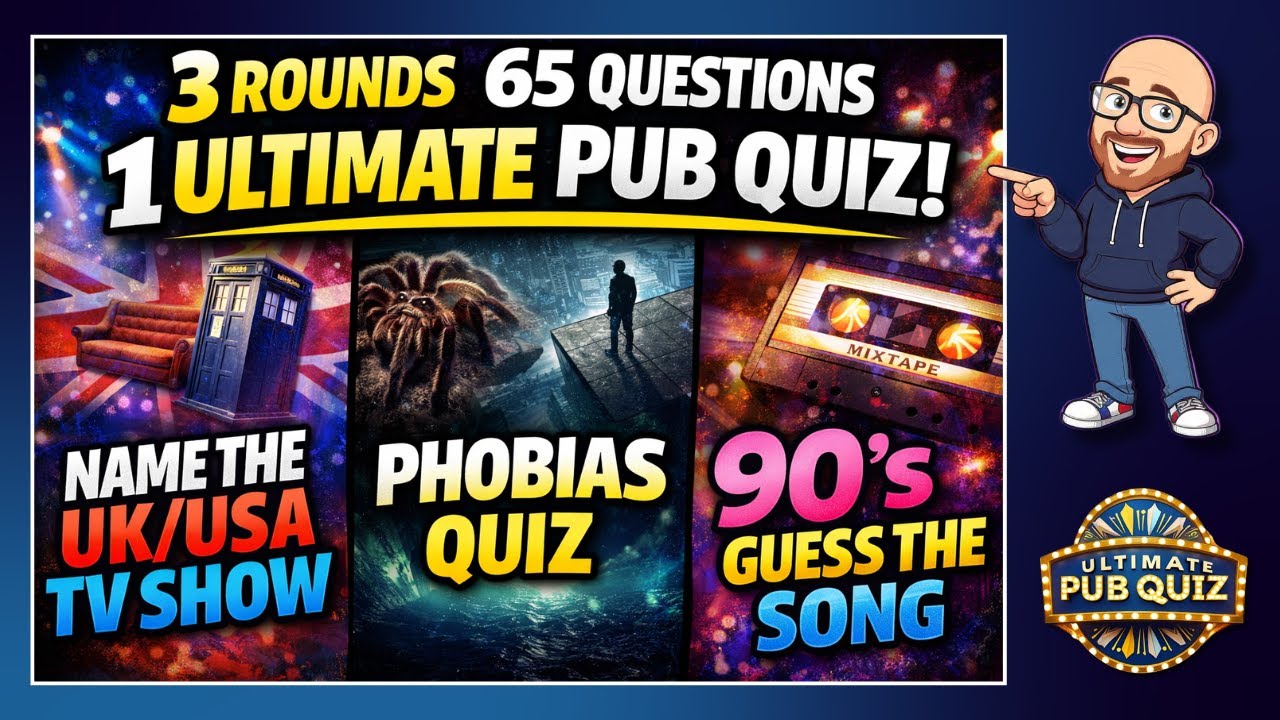🧠 3 Rounds • 65 Questions • 1 Ultimate Pub Quiz | February 6th 2026