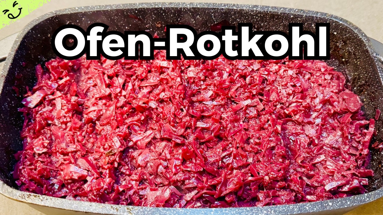 Rotkohl aus dem Ofen – perfekt für die Festtage & super einfach!