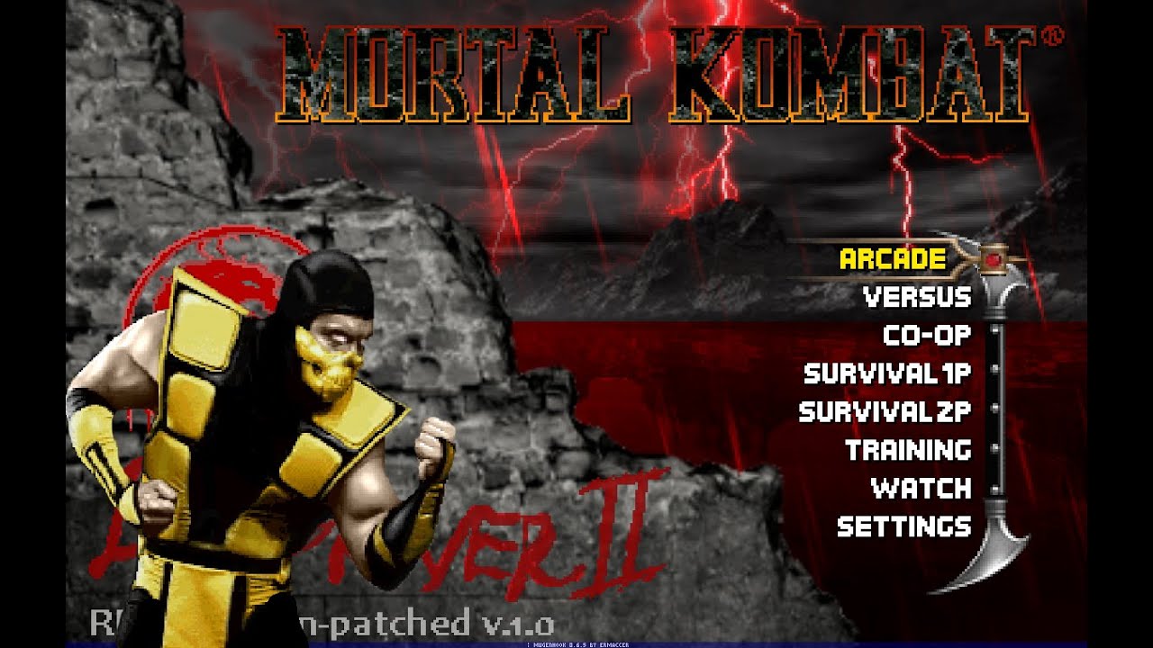 Mortal Kombat BloodRiver 2. Scorpion full playthrough (no continues / champion tower / very hard)