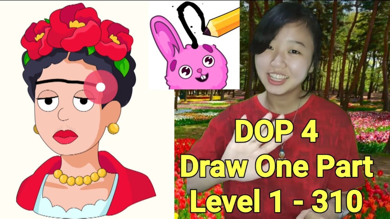 Kunci Jawaban DOP 4 Draw One Part Level 1 - 310 Tamat Bahasa Indonesia
