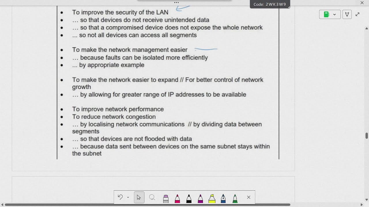 3.6 Network Subnetting -  AS Level Computer Science (9618)