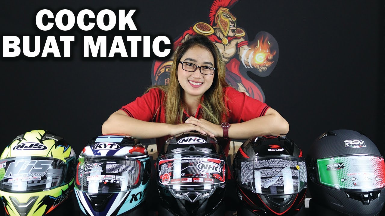Pilihan Helm Full Face budget pelajar untuk motor MATIC