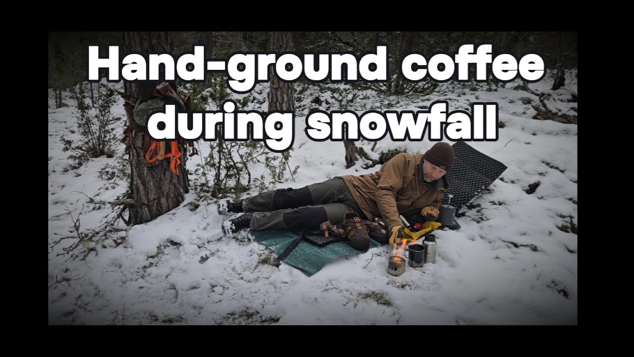 Winter Bushcraft ASMR: Coffee in the Snow (Trangia & Helikon-Tex Kit)