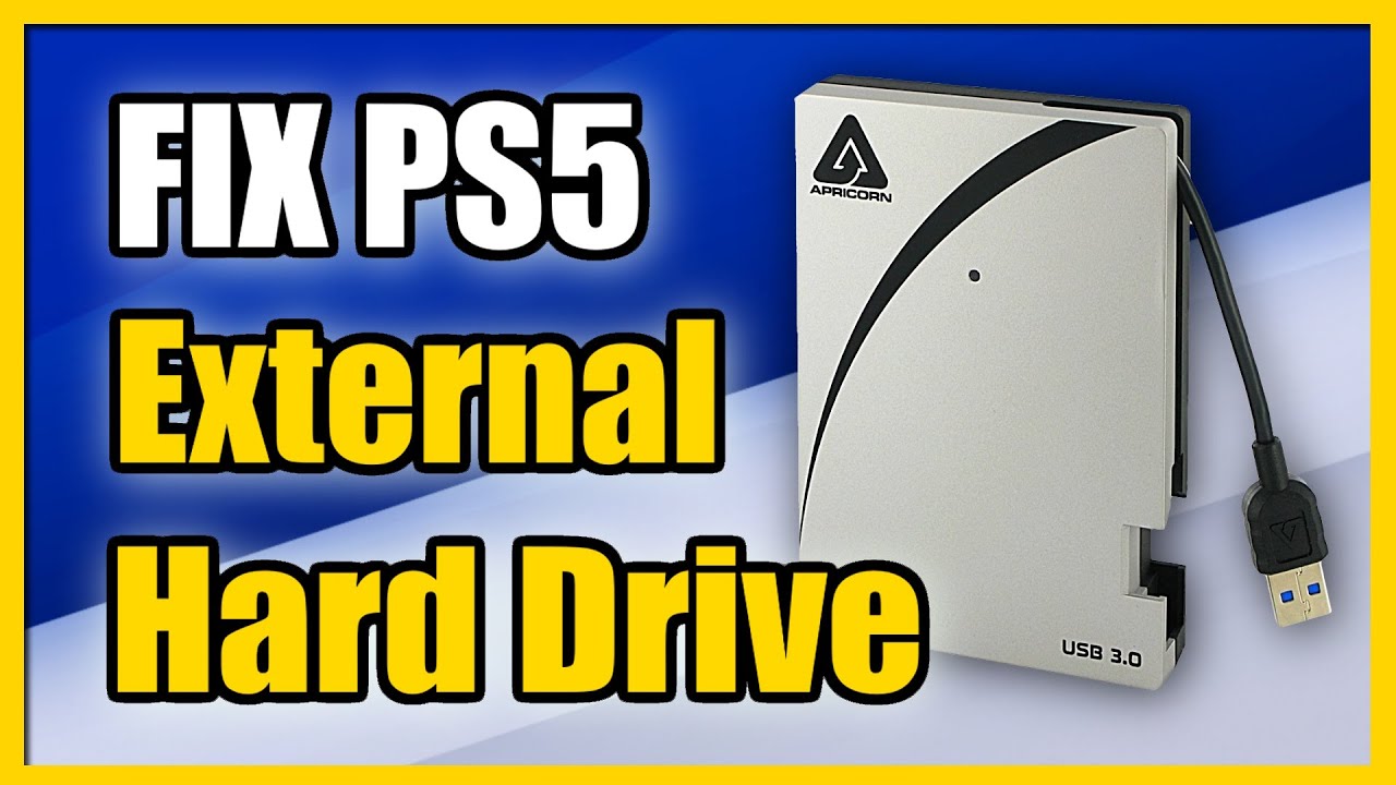 How to FIX PS5 External Hard Drive Not Working or Recognized (Format EASY)