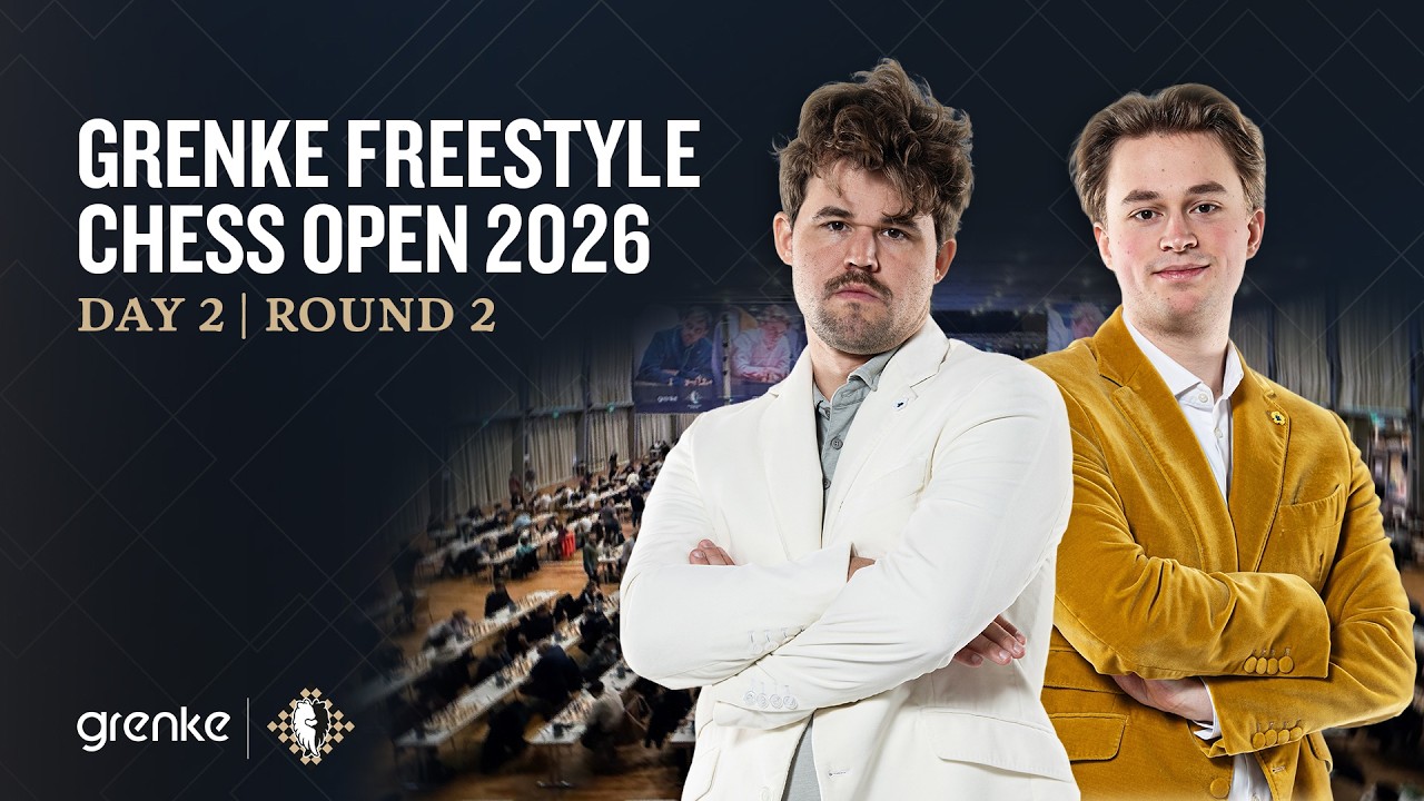 Round 2 of the Grenke Freestyle Chess Open 2026 April 3 Day 2