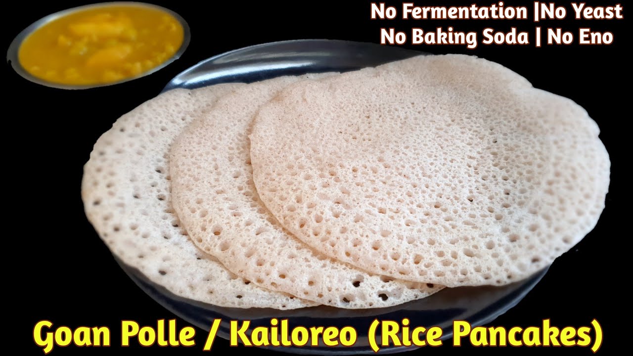Goan Rice Pancakes | Goan Polle / Kailoreo | Breakfast Recipe @MySunshinesz