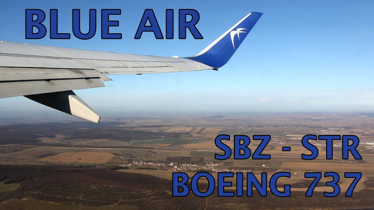 Blue Air B737 flight Sibiu - Stuttgart trip report
