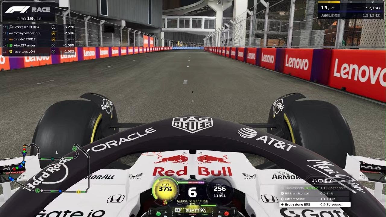 F1 25 ASRT season 2 F2 round 5 Las Vegas gara 2