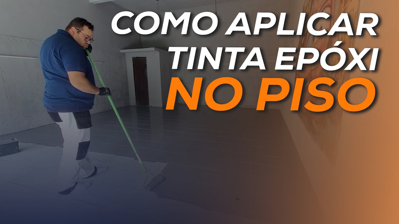 Como pintar piso cerâmico? | Aplicação de tinta epoxi - passo a passo