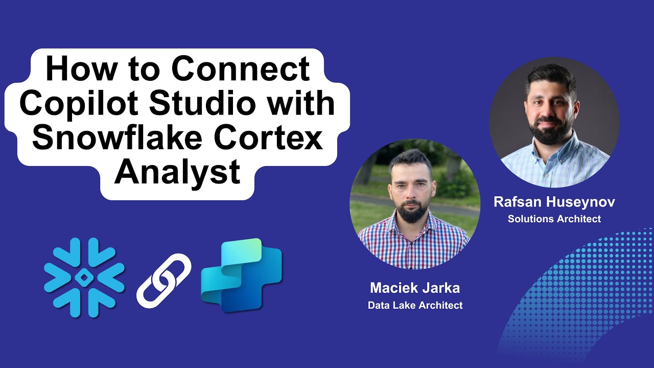 Connecting Copilot Studio Agent with Snowflake Cortex Analyst | Full Walkthrough