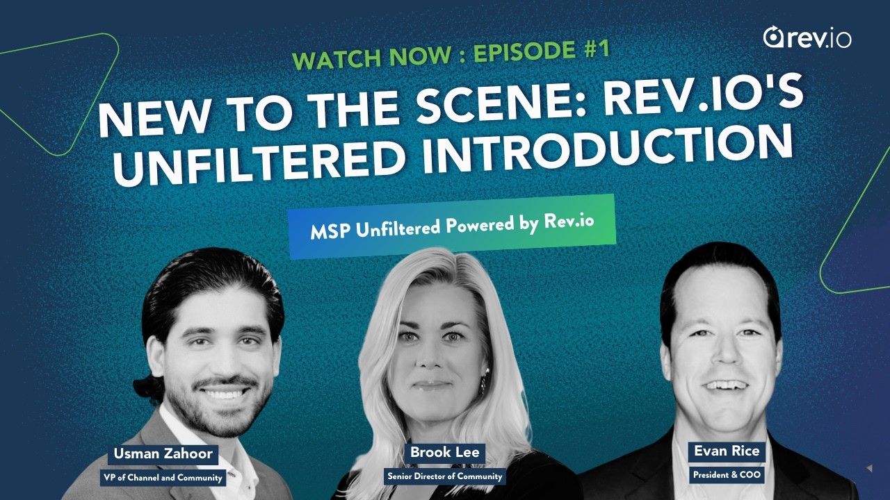 Ep 1: New to the Scene: Rev.io's Unfiltered Introduction